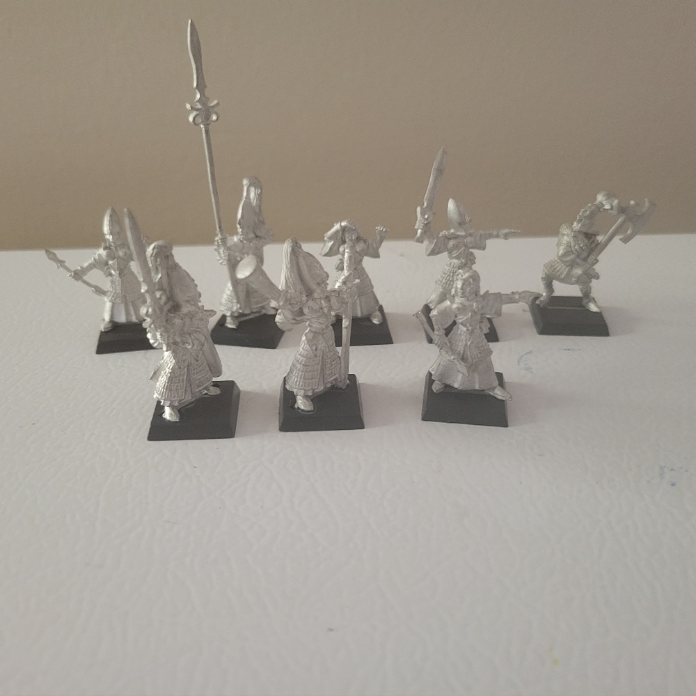 Warhammer High Elves metal minifigures Set of 8